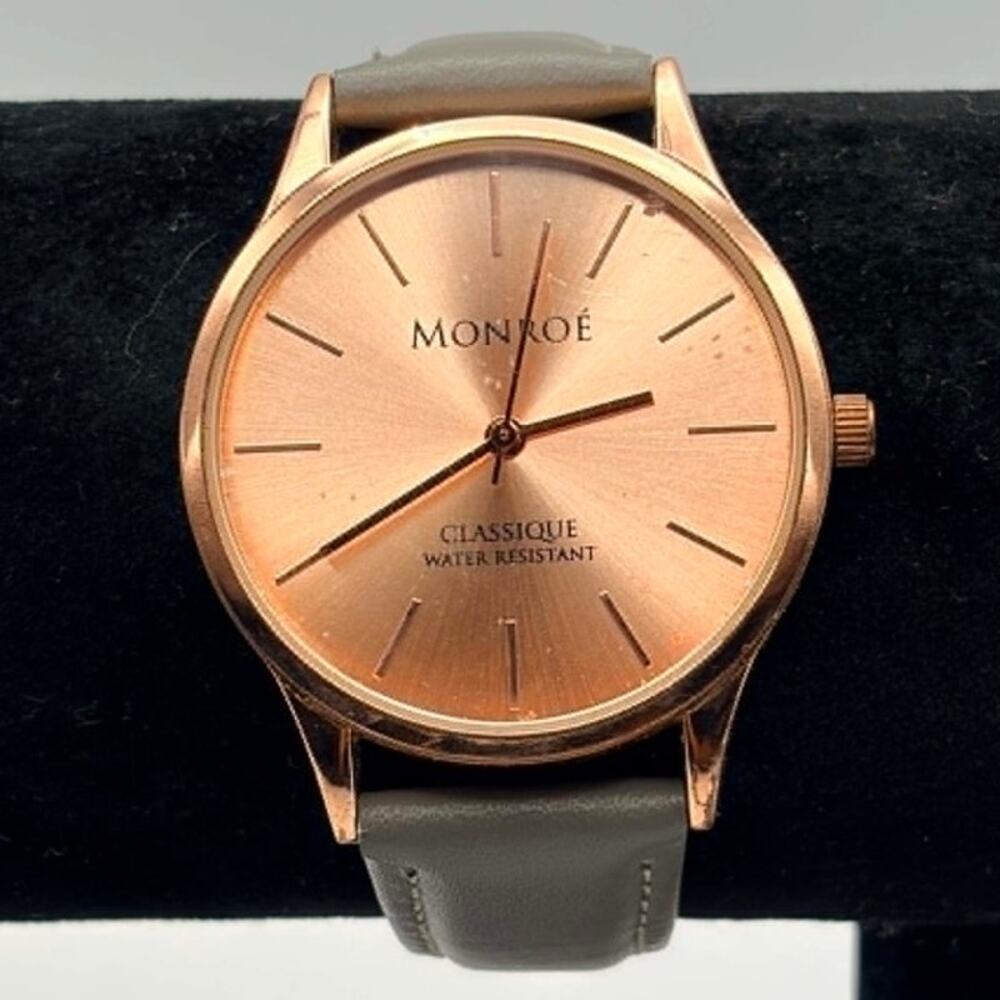 Rose Gold & Gray Monroe Men's Watch